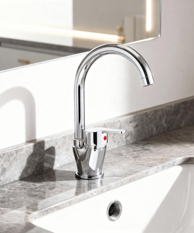 Silver Star Single Lever Sink Mixer