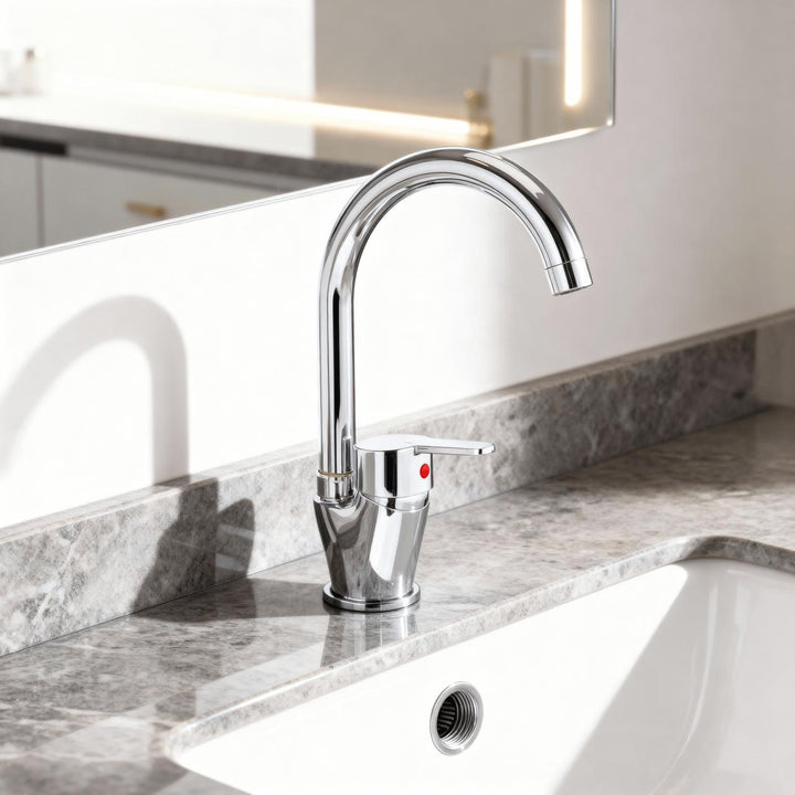 Silver Star Single Lever Sink Mixer
