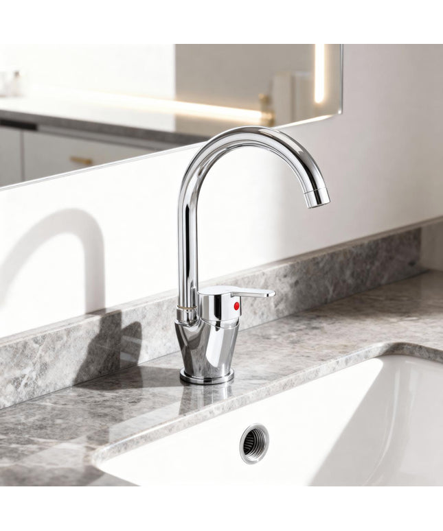 Silver Star Single Lever Sink Mixer