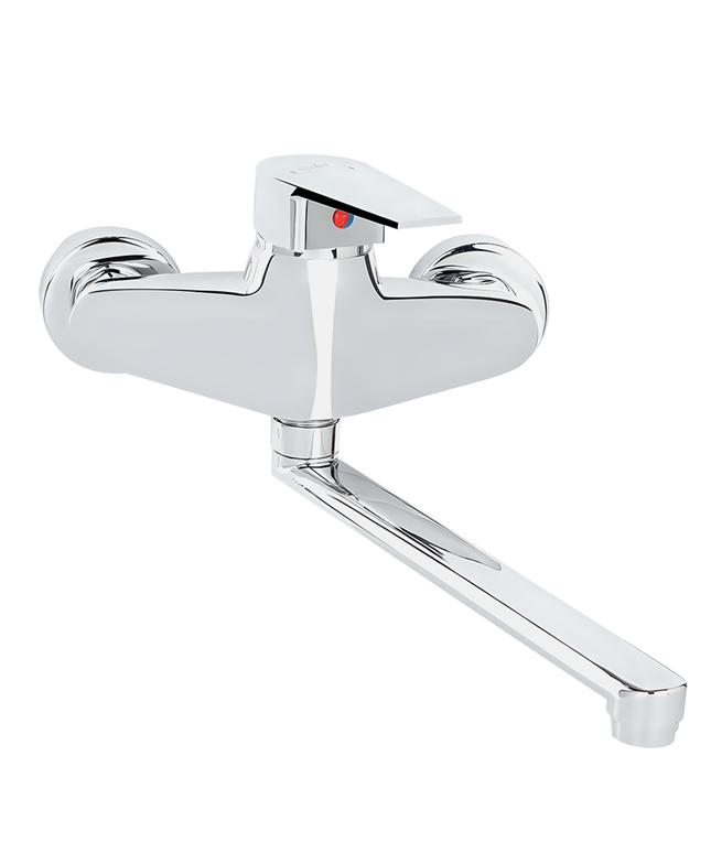 Solid Single Lever Wall Mixer