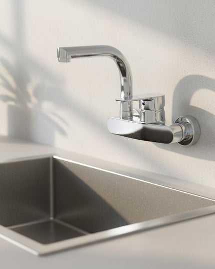 Silver Star Single Lever Wall Mixer