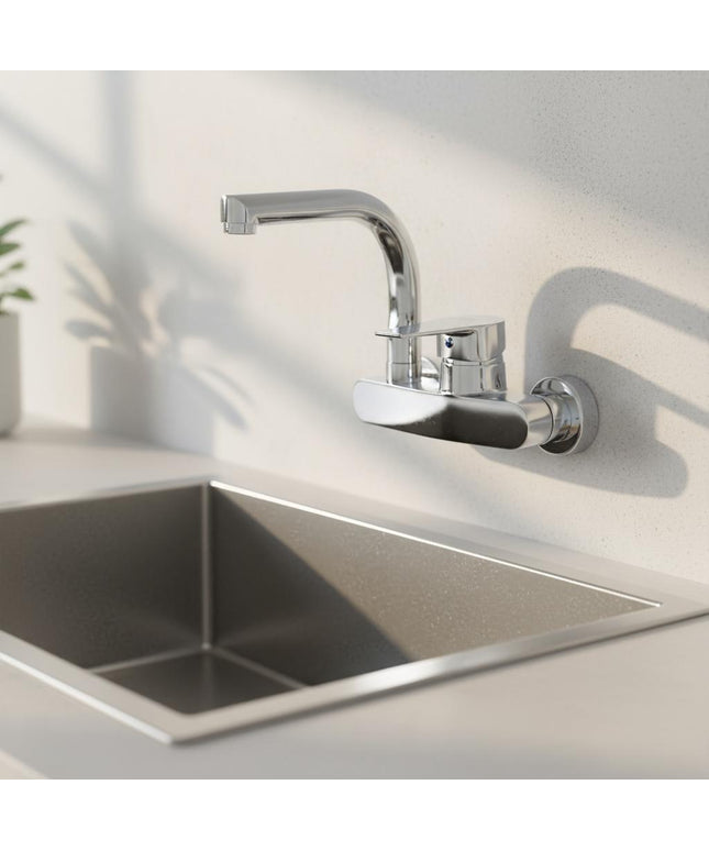 Silver Star Single Lever Wall Mixer