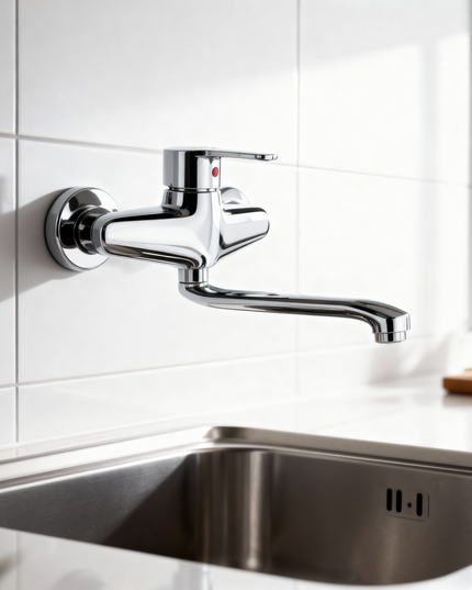 Sliver Star Single Lever Wall Mixer