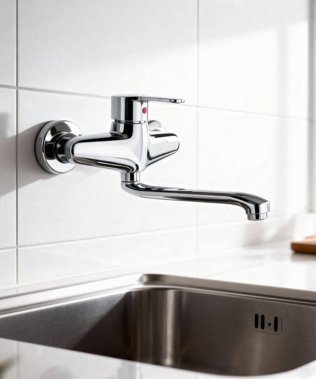Sliver Star Single Lever Wall Mixer