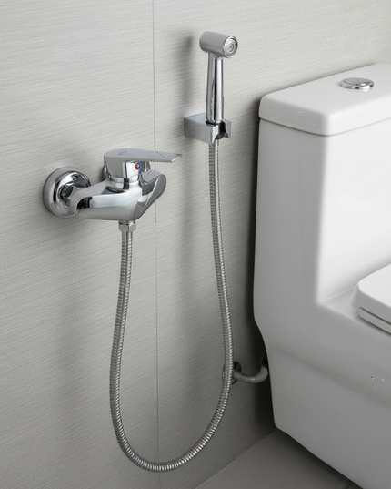 Solid Single Lever Hose Wall Mixer