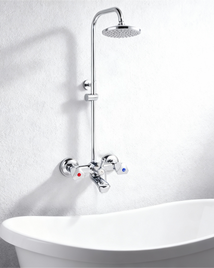 Silver Star Dual Handle Shower Mixer