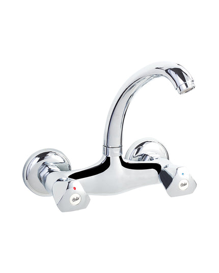 Solid Dual Handle Wall Mixer