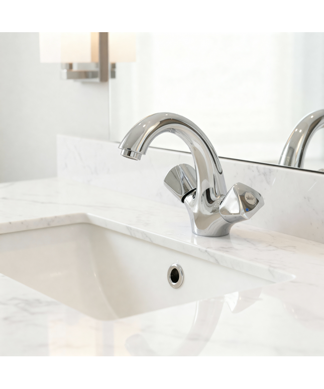 Solid Dual Handle Sink Mixer B