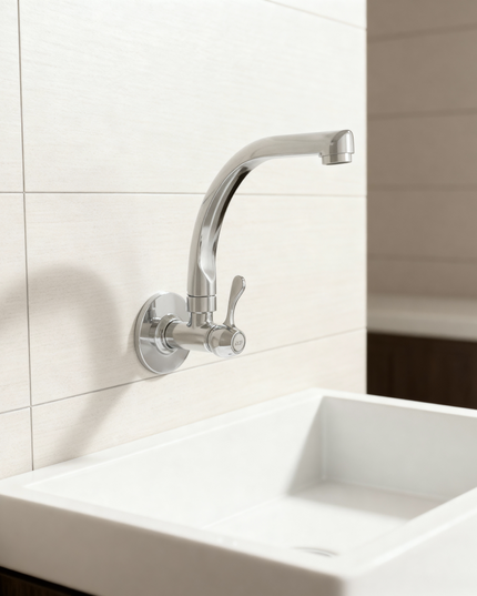 Solid Ceramic Cold Water Wall Mixer