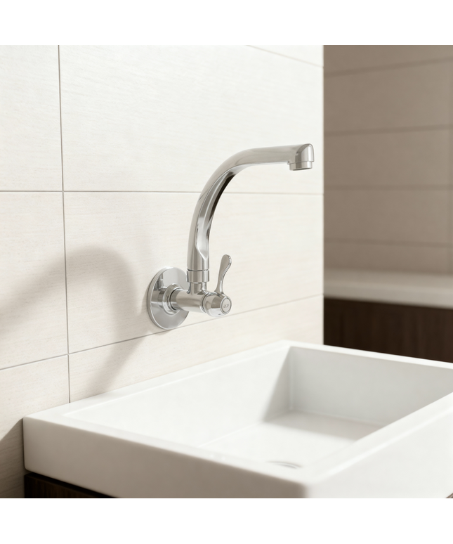 Solid Ceramic Cold Water Wall Mixer